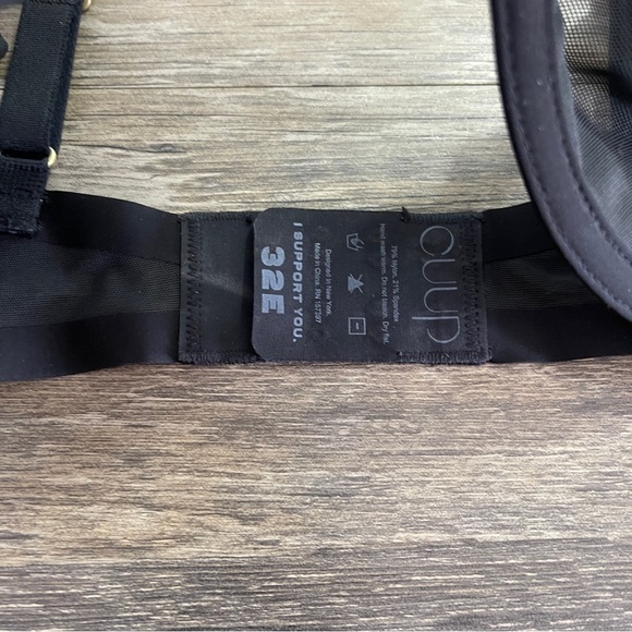 CUUP The Plunge Mesh Bra Sz 32E *NWOT* - Picture 5 of 6